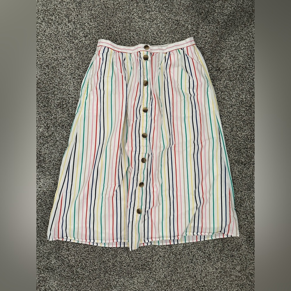 J Crew Tea Length Skirt